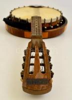 cca 1900 Sternberg bendzsó, közepes állapotban, h:63 cm, d:32 cm