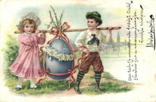 15 db RÉGI motívumlap,  üdvözlő, gyerek, humor, reklám, közte litho / 15 pre-1945 motive postcards; ...