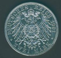Német Birodalom/Császárság/Poroszország 1901. 2M Ag "Jubileum" T:2/3+