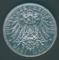 Német Birodalom/Császárság/Poroszország 1908. 3M Ag II.Vilmos T:2/3+