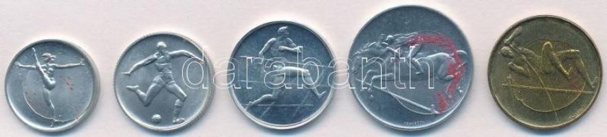 San Marino 1980. 1L-20L (5xklf) T:1,1-
San Marino 1980. 1 Lira - 20 Lire (5xdiff) C:UNC,AU