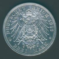 Német Birodalom/Császárság/Poroszország 1912. 3M Ag II.Vilmos T:2/3+