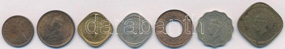 Brit-India 1886-1947. 1/12A-2A (7xklf) T:1-,2
British India 1886-1947. 1/12 Anna - 2 Annas (7xdiff)...