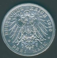 Német Birodalom/Császárság/Poroszország 1910. 3M Ag II.Vilmos T:2/3+ ph