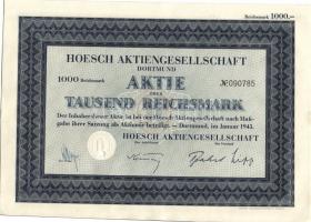 USA 1959-75. 10 klf db dekoratív részvény + Német 3. Birodalom 1943. Részvény 1db