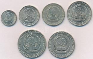 Angola 1975. 50l-20K (6xklf) T:2
Angola 1975. 50 Lewi - 20 Kwanzas (6xdiff) C:XF