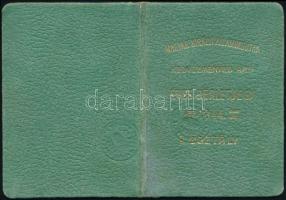 1944 A Magyar Királyi Államvasutak által Somssich Andor számára kiállított fényképes kedvezményes év...