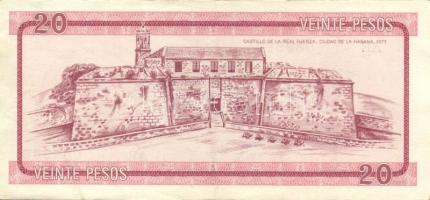 Kuba/külföldi váltó kiadások 1985. 20P "A" sorozat T:II