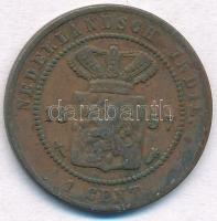 Holland Kelet-India 1857. 1c Cu T:2-,3 Netherlands East Indies 1857. 1 Cent Cu C:VF,F