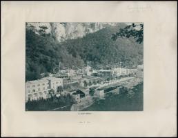 cca 1911 Herkulesfürdő, ismertető prospektus képekkel, 20p