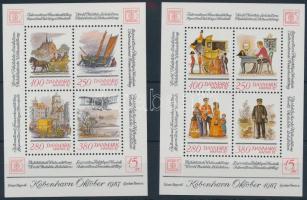 HAFNIA; stamp exhibition block set, HAFNIA blokk sor