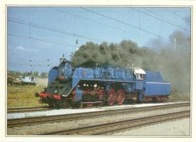 20 db MODERN külföldi vasúti motívumlap; vonatok / 20 modern railway motive postcards; European trai...