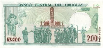 Uruguay 1985. 500P "C" T:I + 1986. 200P, 10.000P pár! T:I (10.000P), II+ (200P) Csak egysz...