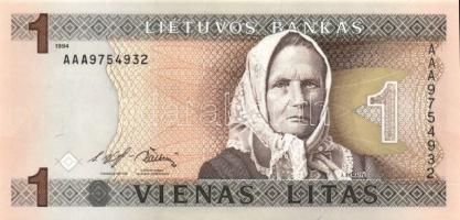 Litvánia 1992. 10T, 100T T:I + 1993. 1L, 2L T:I