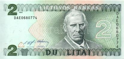 Litvánia 1992. 10T, 100T T:I + 1993. 1L, 2L T:I
