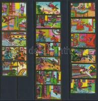 60 db kínai gyufacímke 1-60-ig folyamatosan sorszámozva