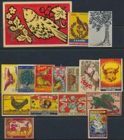 110 db állat témájú gyufacímke