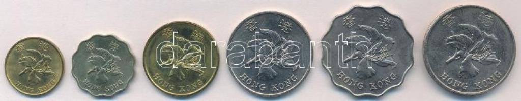 Hongkong 1997. 10c-5D (6xklf) T:1
Hong Kong 1997. 10 Cents - 5 Dollars (6xdiff) C:UNC