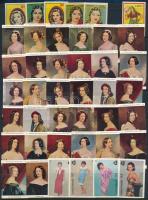 115 db nő témájú gyufacímke