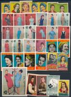 115 db nő témájú gyufacímke