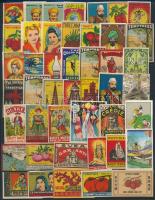 155 db gyufacímke: kínai, indiai, japán