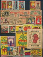 155 db gyufacímke: kínai, indiai, japán