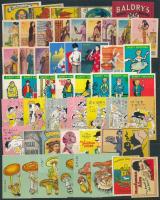 150 db gyufacímke: balett, tánc, népviselet, gomba