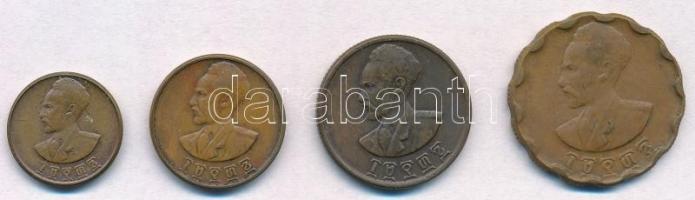 Etiópia 1936. 1c-25c (4xklf) T:2,2- Ethiopia 1936. 1 Cent - 25 Cents (4xdiff) C:XF,VF