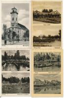 205 db régi és modern városképes lap; Karcag és Berekfürdő / 205 pre-1945 and modern town-view postc...