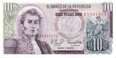 Kolumbia 1980.1.1. 5P T:I + 1978.8.7. 10P T:I + 1977.7.20. 2P T:I