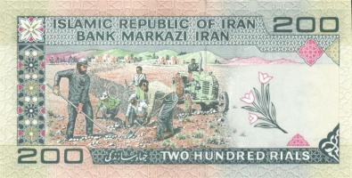 Irán 1982. 200R Sign.28 + 100R Sign21 T:I