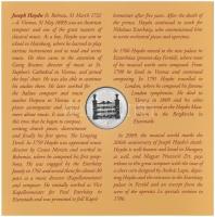 2009. 5Ft-200Ft "Haydn" (7xklf) forgalmi érme sor, benne "Joseph Haydn" Ag emlék...