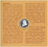 2009. 5Ft-200Ft "Haydn" (7xklf) forgalmi érme sor, benne "Joseph Haydn" Ag emlék...