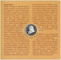 2009. 5Ft-200Ft "Haydn" (7xklf) forgalmi érme sor, benne "Joseph Haydn" Ag emlék...