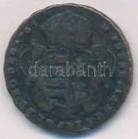 1763. Rézdénár "Mária Terézia / zárt korona" T:2-,3 Huszár: 1756., Unger III.: 1278