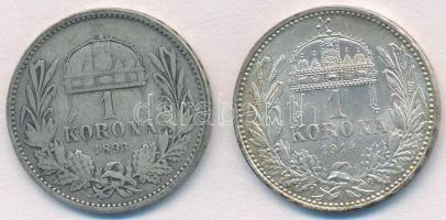 1893KB-1914KB 1K Ag "Ferenc József" (2x) T:1-,3
Adamo K5