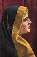 58 db régi Stengel művészlap nagyon jó állapotú használatlan lapokkal / 58 pre-1945 Stengel litho ar...