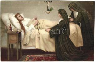 58 db régi Stengel művészlap nagyon jó állapotú használatlan lapokkal / 58 pre-1945 Stengel litho ar...