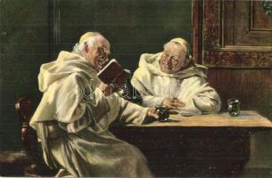 58 db régi Stengel művészlap nagyon jó állapotú használatlan lapokkal / 58 pre-1945 Stengel litho ar...