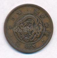 Japán 1876. 1/2s Cu Meidzsi T:2- Japan 1876. 1/2 Sen Cu Meiji C:VF Krause KM#16.1