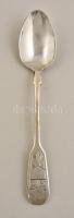 Ezüst(Ag) orosz teáskanál, jelzett, h: 13,5 cm, nettó: 16,5 g