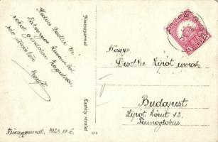 1928 Füzesgyarmat, Gróf Blankckenstein kastély. photo (EK)