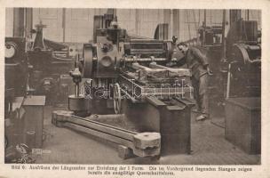 Hannover, HANOMAG locomotive factory, interior - 21 pre-1945 unused postards