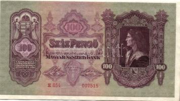 1930. 100P feltehetően fázisnyomat, 3 oldalon keskeny fehér ívszéllel! T:I