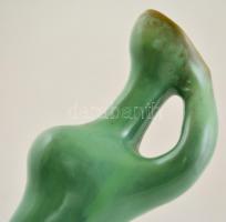 Gádor István (1891-1984):  Figurás váza, mázas kerámia, jelzett, jó állapotban, m:22 cm
