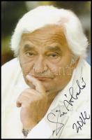Sinkó László (1940-2015) színész aláírása egy őt ábrázoló fotón