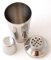 Fém koktél shaker, eredeti dobozában, 500 ml, m:23 cm