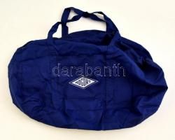 Kék vászon táska, utazáshoz, kiránduláshoz, bevásárláshoz ideális, 40×30×15 cm