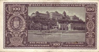 1945. 100P gyári vízjellel T:III+