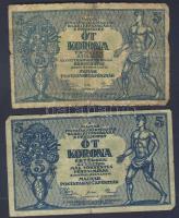 1919. 5K 2klf variáns T:III/IV,IV+